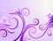 Violet floral background