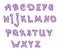 Violet font