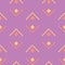 Violet fuchsia geometric seamless pattern. Bright colored background