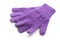 Violet gloves