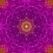 Violet Gold Harmony Symmetry Light Decoration Pattern Meditation