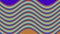 Violet, green and yellow waves form a fancy pattern