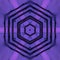 Violet hexagon abstract concentric artwork kaleidoscope wallpaper