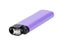 Violet lighter for cigarette isolated on the white background