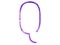 Violet megrim font letter q logo icon