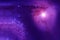 Violet nebula with a huge star. Elements of this image were furnished by NASA