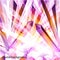 Violet and orange crystals abstract design template. Vector shiny background made with crystalic triangles. Low poly