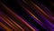 Violet and orange futuristic neon lines abstract hi-tech motion design