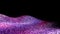 Violet Pink Shiny moving glitter background abstract seamless VJ loop particles alpha matte