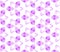 Violet purple vintage retro seamless pattern. Hand