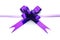 Violet ribbon bow