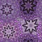 Violet seamless design in oriental style. Stellar mandalas background for card, front-side, cover or wrapping paper. Indian