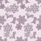 Violet seamless pattern with flowers