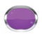 Violet shiny button on white