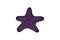 Violet starfish.