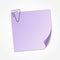 Violet sticky note