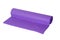 Violet yoga mat on a white background