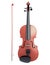 Violin and fiddlestick front view