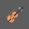 Violin Icon Music Instruments Concept