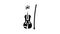 violin music instrument glyph icon animation