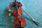 Violin romantic musical instrument also called fiddle and viola