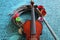 Violin romantic musical instrument also called fiddle and viola