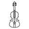 Violine icon , outline style
