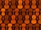 Violins, seamless pattern, brown.