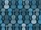 Violins, seamless pattern, gray-blue.