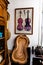 Violins workshop, luthier, violins and many tools