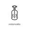 Violoncello icon from Music collection.