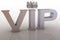 VIP abbreviation with a crown