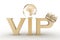 VIP abbreviation with a crown