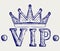 Vip crown symbol