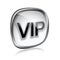 VIP icon grey glass.