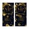 VIP invitation cards premium design template.