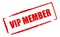 Vip member stamp