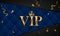 VIP poker Luxury vip invitation with confetti Celebration party
