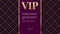 VIP premium invitation card, poster or flyer for party. Golden design template with glittering shine text.