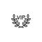 VIP, premium line icon