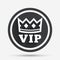 Vip sign icon. Membership symbol.