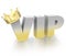 VIP Very Important Person Gold Crown Official King Executive