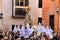 Virgin of the Assumption in procession for the streets of Elche