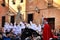 Virgin of the Assumption in procession for the streets of Elche