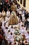 Virgin of the Assumption in procession for the streets of Elche