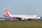 Virgin Australia Embraer regional jet ERJ-190 landing at Sydney Airport.