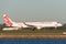 Virgin Australia Embraer regional jet ERJ-190 taking off from Sydney Airport