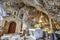 Virgin of Covadonga cave sanctuary. Asturias landmark. Pilgrimage. Spain