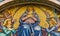 Virgin Mary Angels Mosaic Facade Cathedral Duomo Pisa Italy