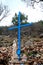 The Virgin Mary and cross at Catholic pilgrimage site Medjugorje Bosnia Herzegovina